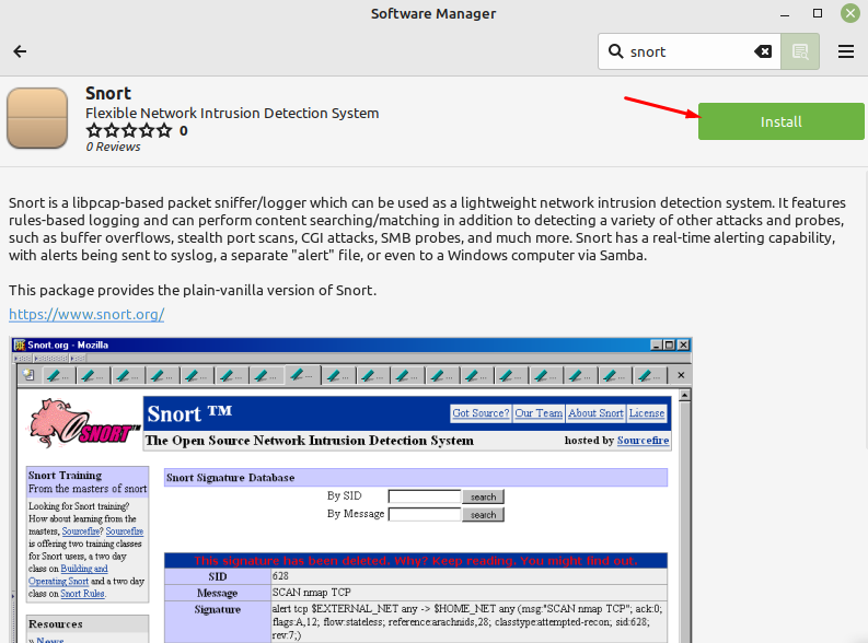 install Snort on a Linux Mint 21
