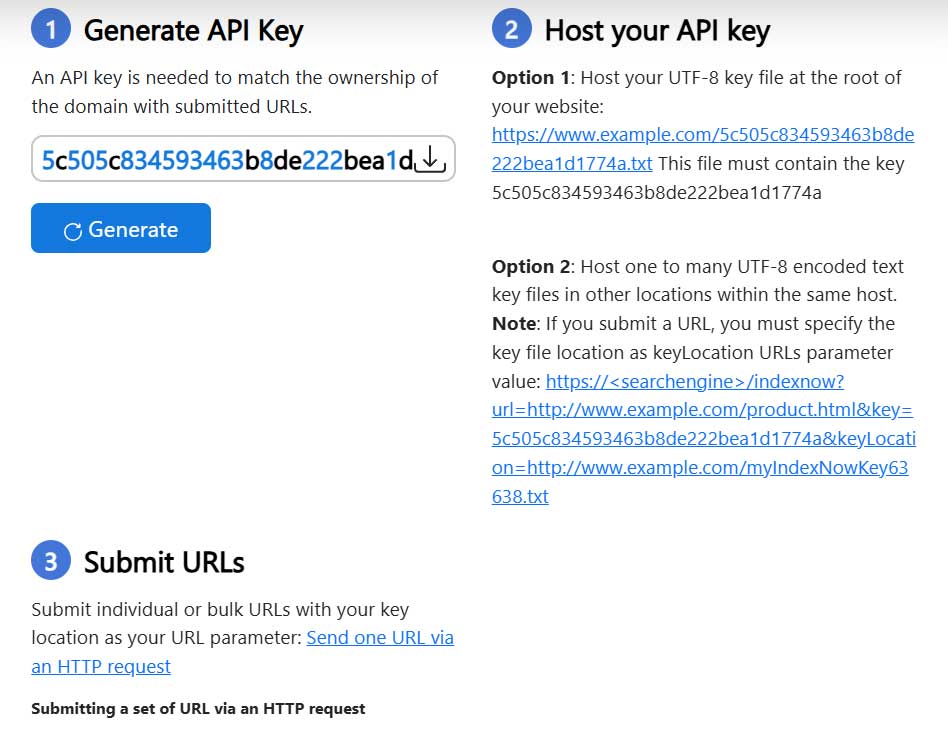 API Key Generation Process