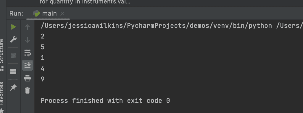 instruments.values()