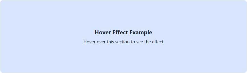 Hover Effects