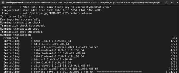 installation should continue