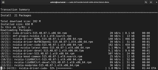 NVIDIA GPU drivers packages