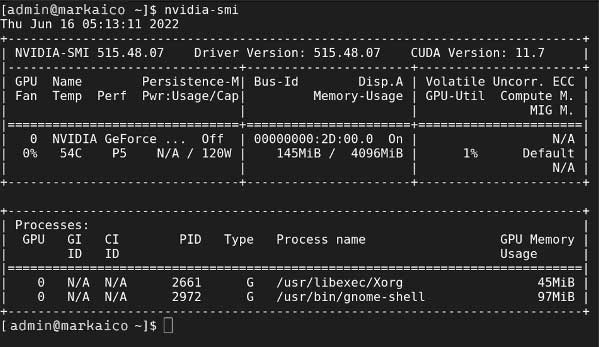 NVIDIA command-line