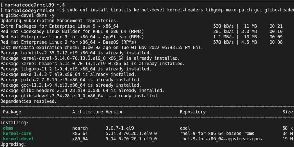 Install the requirements