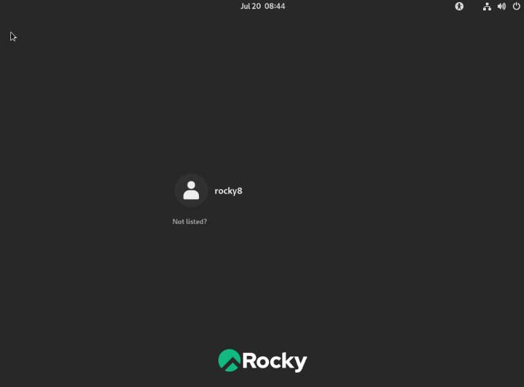 Once the system reboots