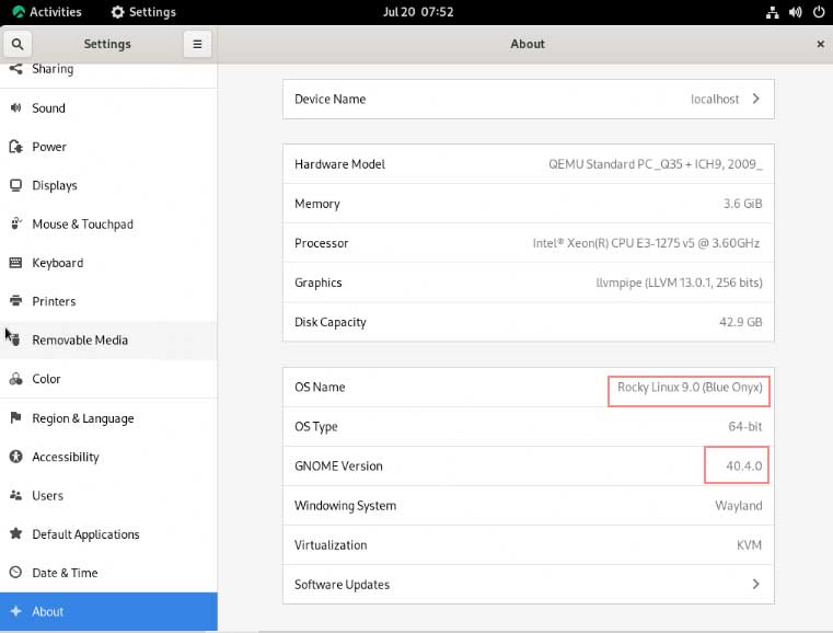 verify the installation
