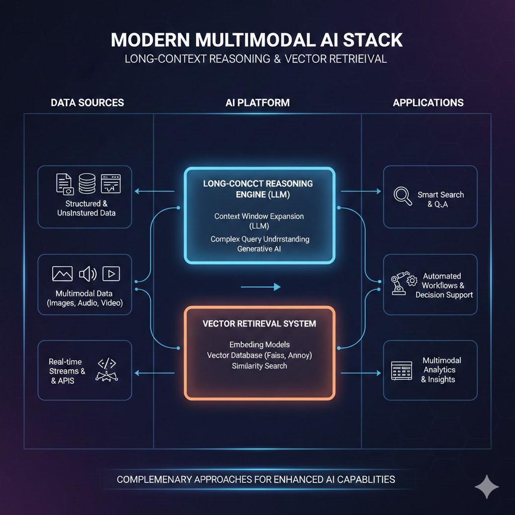 Multimodal vector search architecture diagram