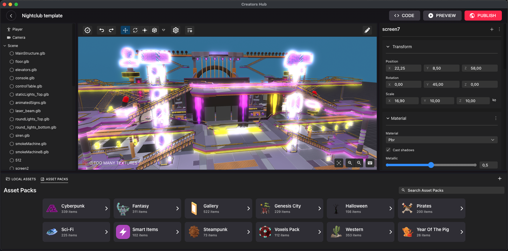 Decentraland Builder