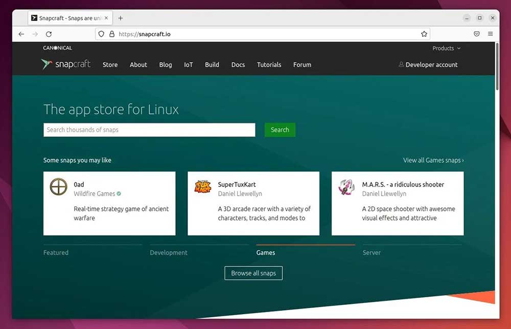 ubuntu 22.04 lts firefox snap